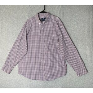 Vineyard Vines Classic Fit Tucker Shirt Mens 2XL Button Down Plaid Long Sleeve